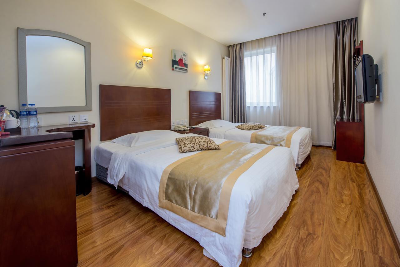 Dajiaoting International Business Hotel Peking Exteriör bild